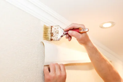 Pose de papier peint à Monceaux — revêtements muraux et toiles de verre